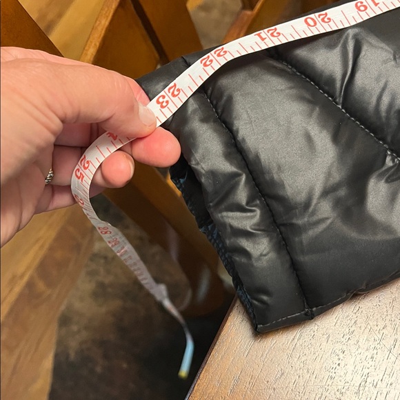 Kenneth Cole Black Puffer Jacket with Faux Fur Trim, medium - Picture 9 of 14